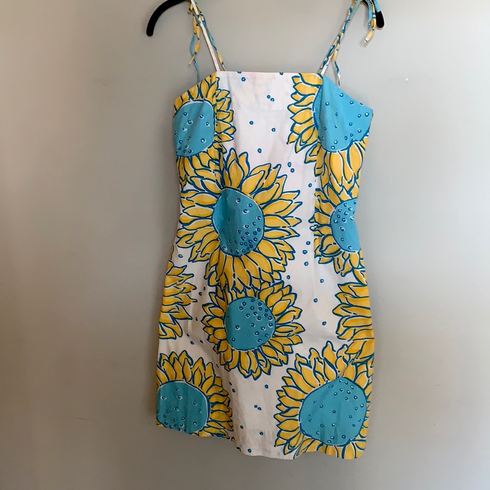Lilly Pulitzer size 8 sunflower dress